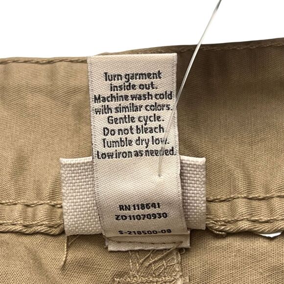 Lane Bryant Venezia Capris 28 Khaki Soft Twill Comfort Fit Weekend Ready Pants - Picture 9 of 10